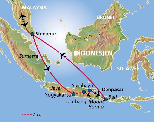 Mein Schiff Kreuzfahrtkombi 16 Tage Gebeco Indonesien  